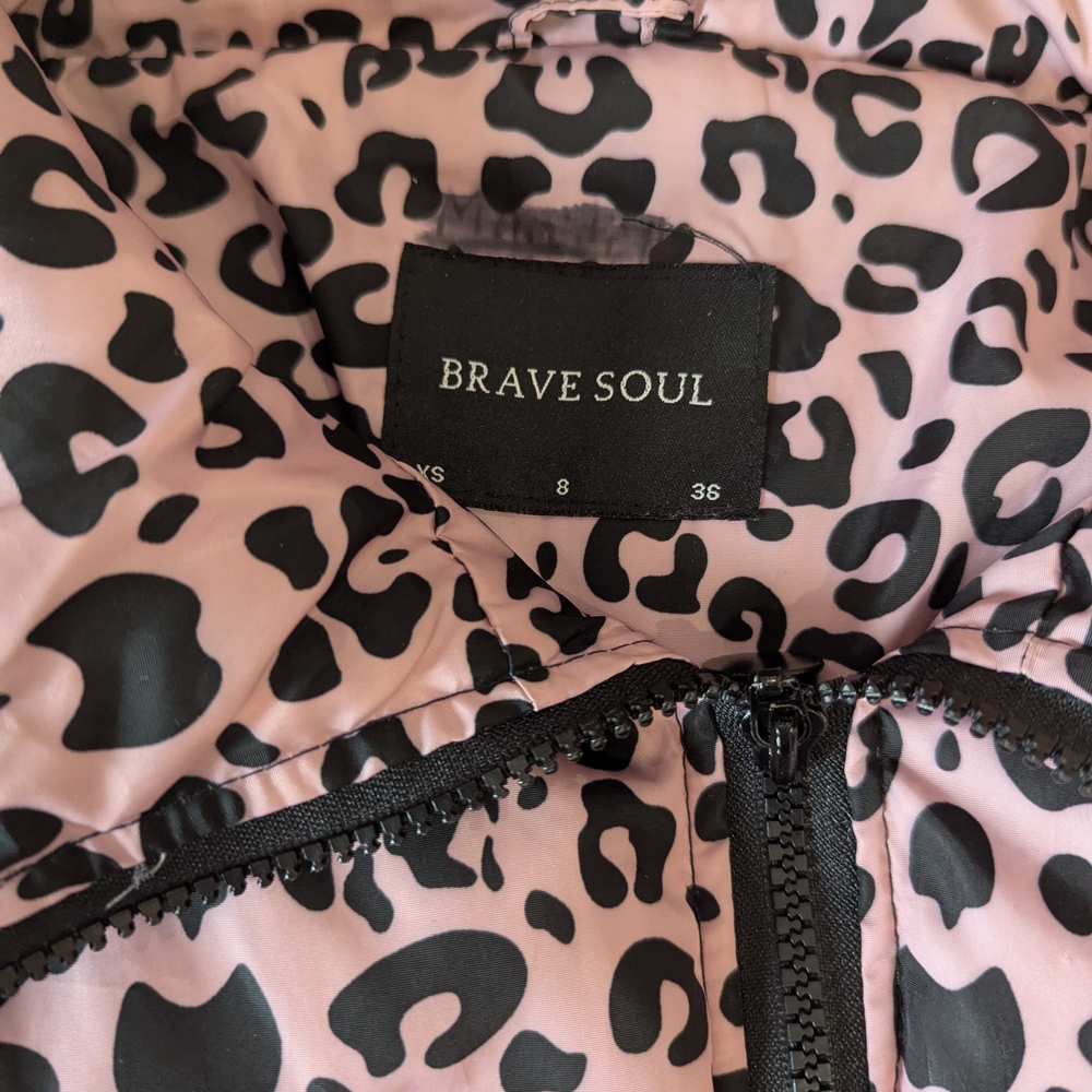 Pink Leopard Jacket XS - Picture 3 of 5